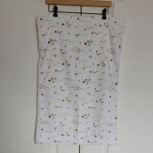 Floral White 2 Standard Pillow Cases